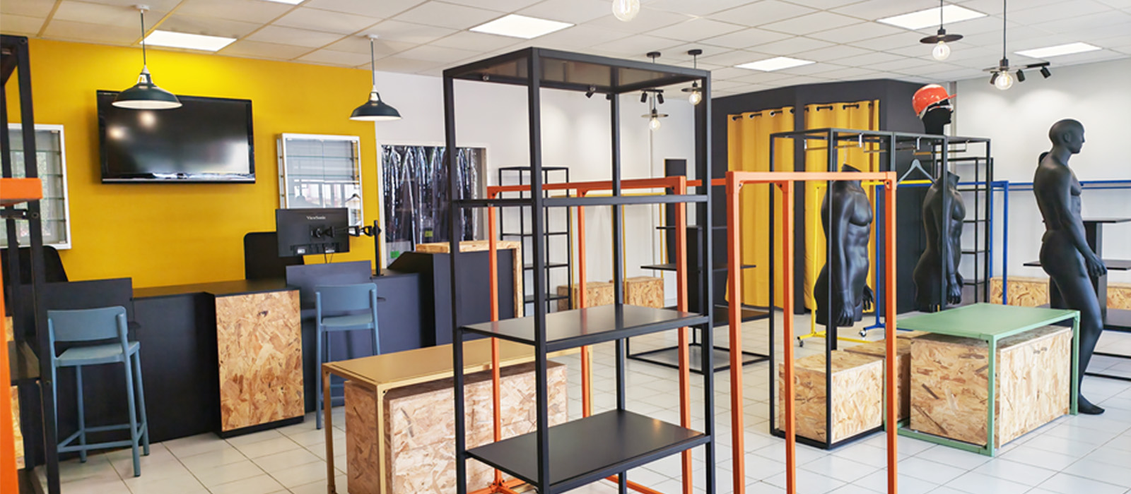 Helene Quillet architecte intérieur martinique 972 renovation magasin showroom